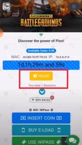 LPB piso wifi pause time