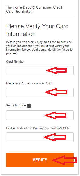 enter-required-details-and-click-on-verify-to-register-home-depo-credit-card